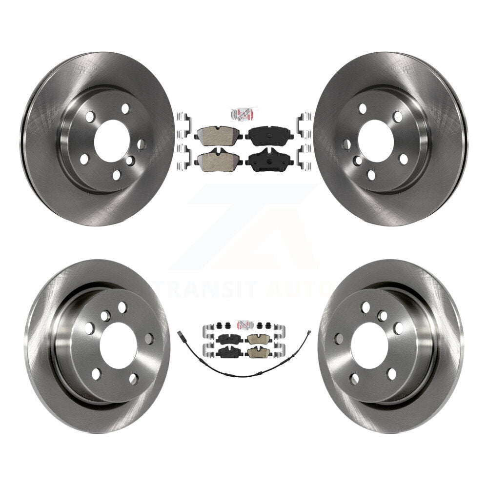 Kit de plaquettes en céramique et de rotors de frein à disque, semi-métalliques avant et arrière, pour Mini Cooper