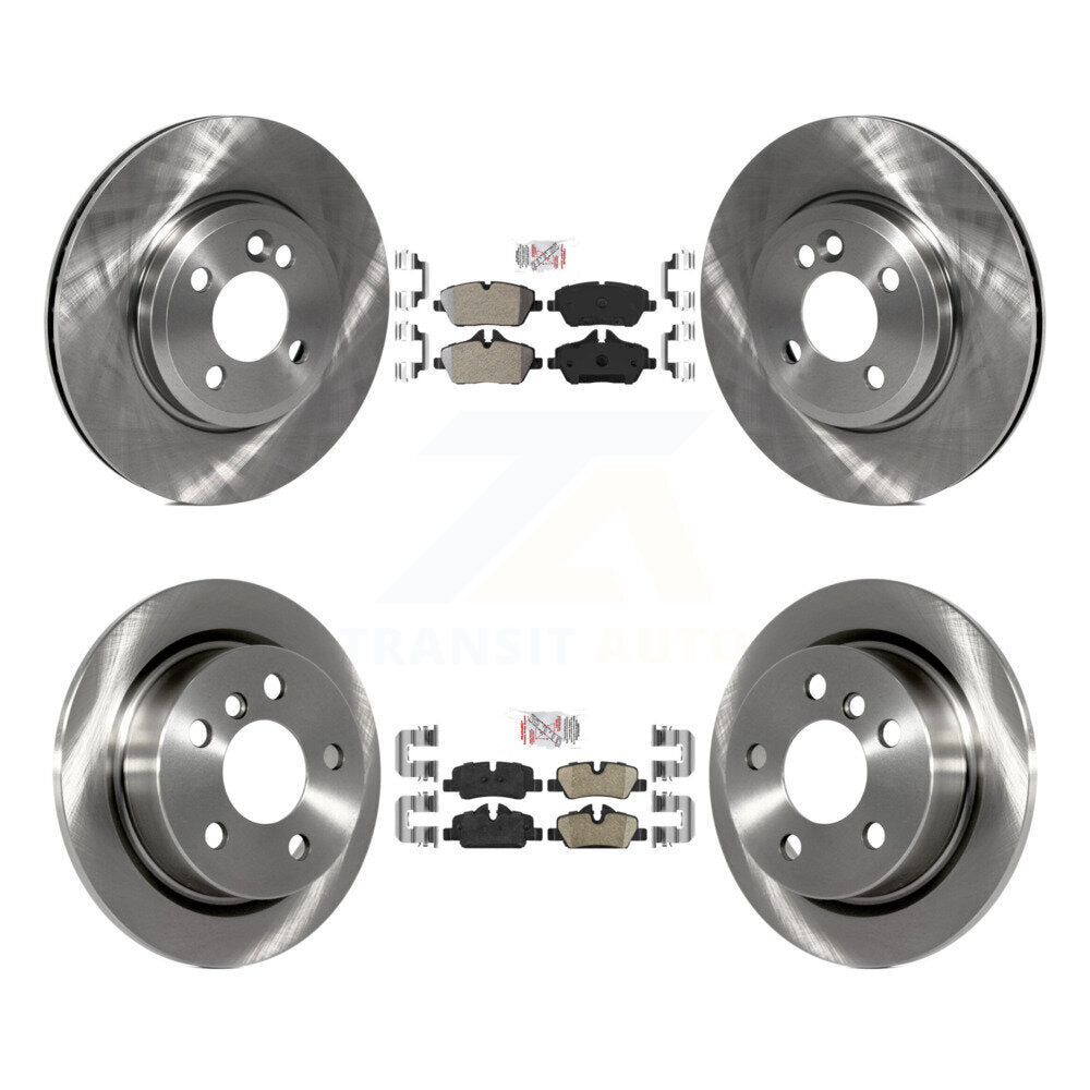 Kit de plaquettes de frein et rotor de frein en céramique, semi-métalliques, avant et arrière, pour Mini Cooper 2.0L/1.5
