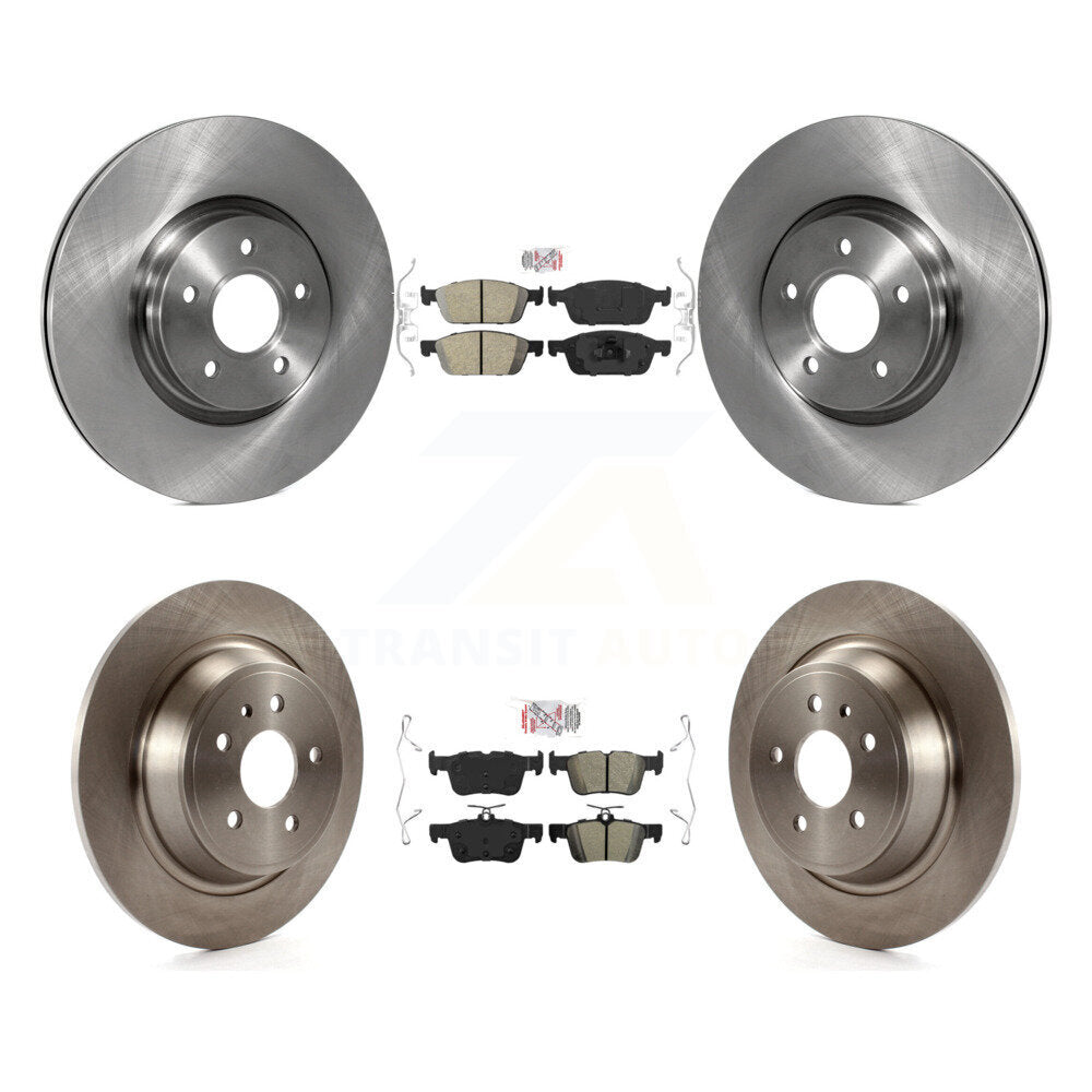 Kit de Rotor de frein à plaquettes semi-métalliques avant et arrière en céramique, pour Ford Escape Lincoln MK