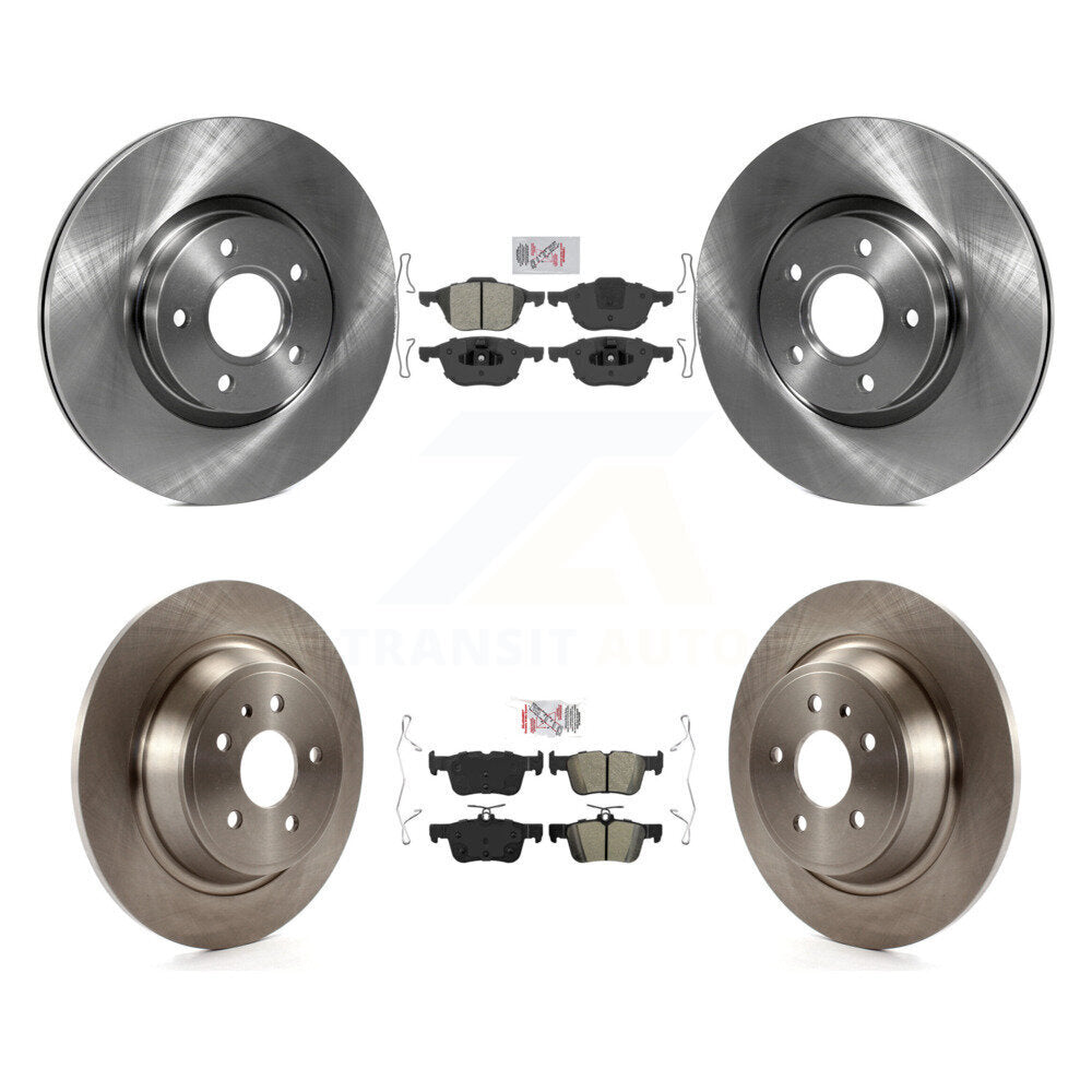 Kit de plaquettes semi-métalliques avant et arrière et disques de frein pour Ford Escape