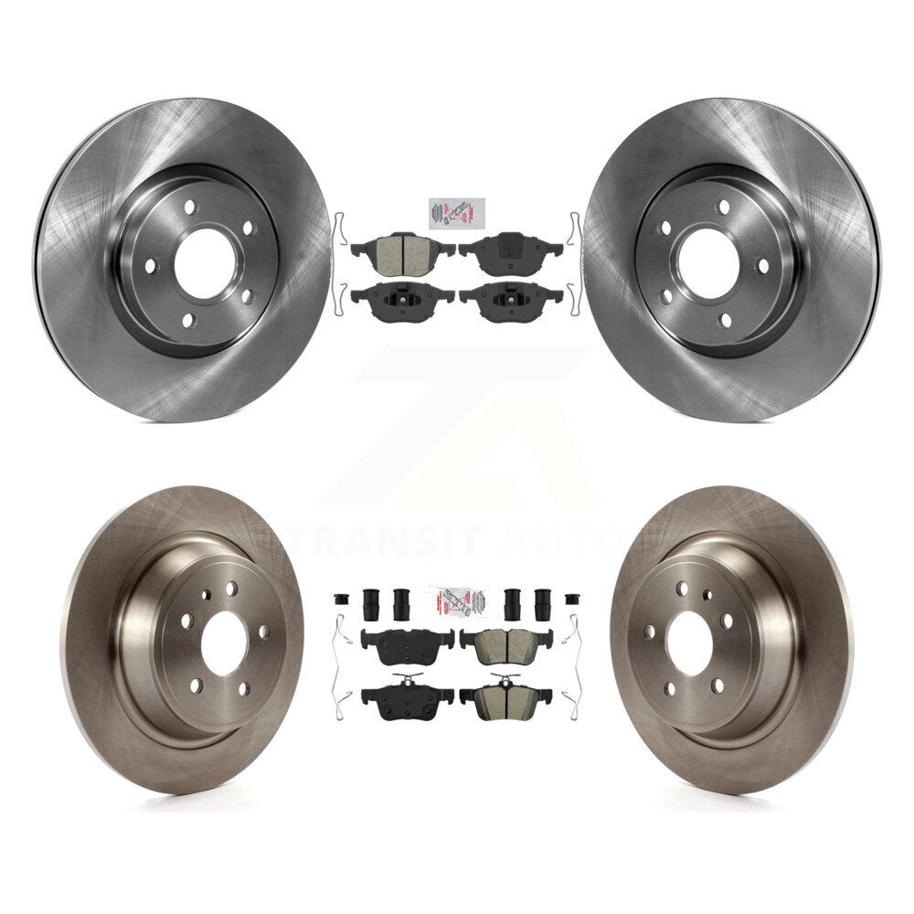 Kit de plaquettes semi-métalliques avant et arrière et disques de frein pour Ford Escape