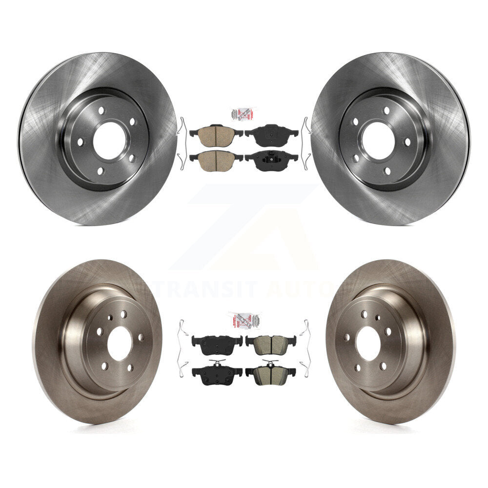 Kit de plaquettes semi-métalliques avant et arrière en céramique et disques de frein pour Ford Escape