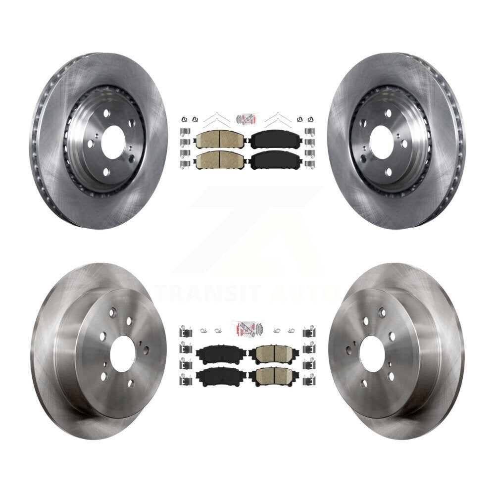 Kit de rotors de frein à plaquettes en céramique avant et arrière, pour Toyota Sienna Highlander Lexus RX35