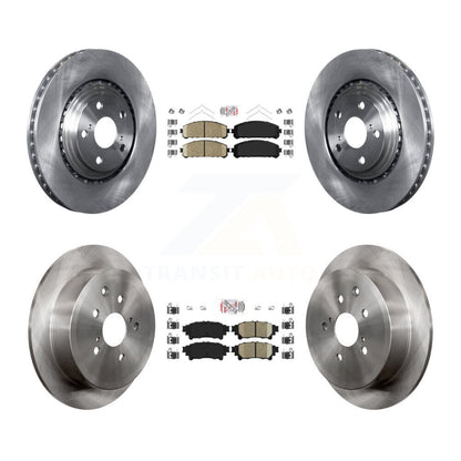 Kit de rotors de frein à plaquettes en céramique avant et arrière, pour Toyota Sienna Highlander Lexus RX35