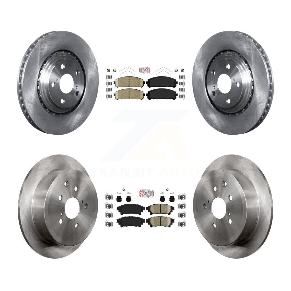 Kit de rotors de frein à plaquettes en céramique avant et arrière, pour Toyota Sienna Highlander Lexus RX35