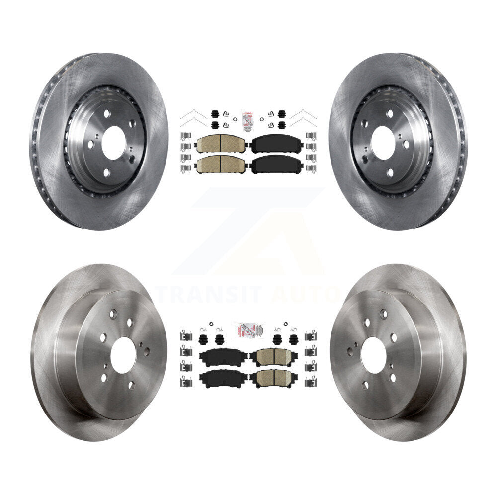 Kit de rotors de frein à plaquettes en céramique avant et arrière, pour Toyota Sienna Highlander Lexus RX35