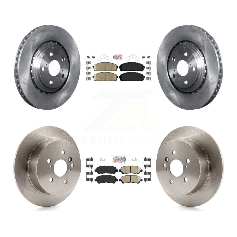 Kit de plaquettes en céramique et de disques de frein avant et arrière, pour Toyota Highlande 2008 – 2013