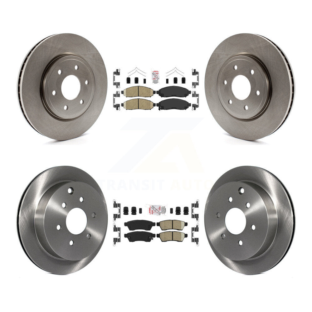 Kit de Rotor de frein à plaquettes en céramique avant et arrière, pour Nissan Frontier Xterra Suzuki Equato