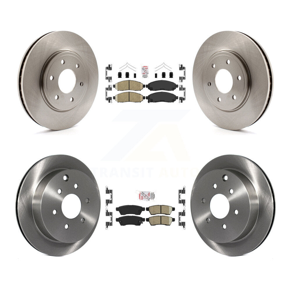 Kit de Rotor de frein à disque et plaquettes en céramique avant et arrière, pour Nissan Frontier Suzuki Equato