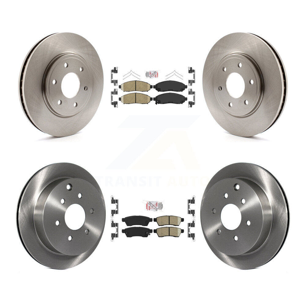 Kit de Rotor de frein à disque et plaquettes en céramique avant et arrière, pour Nissan Frontier Suzuki Equato