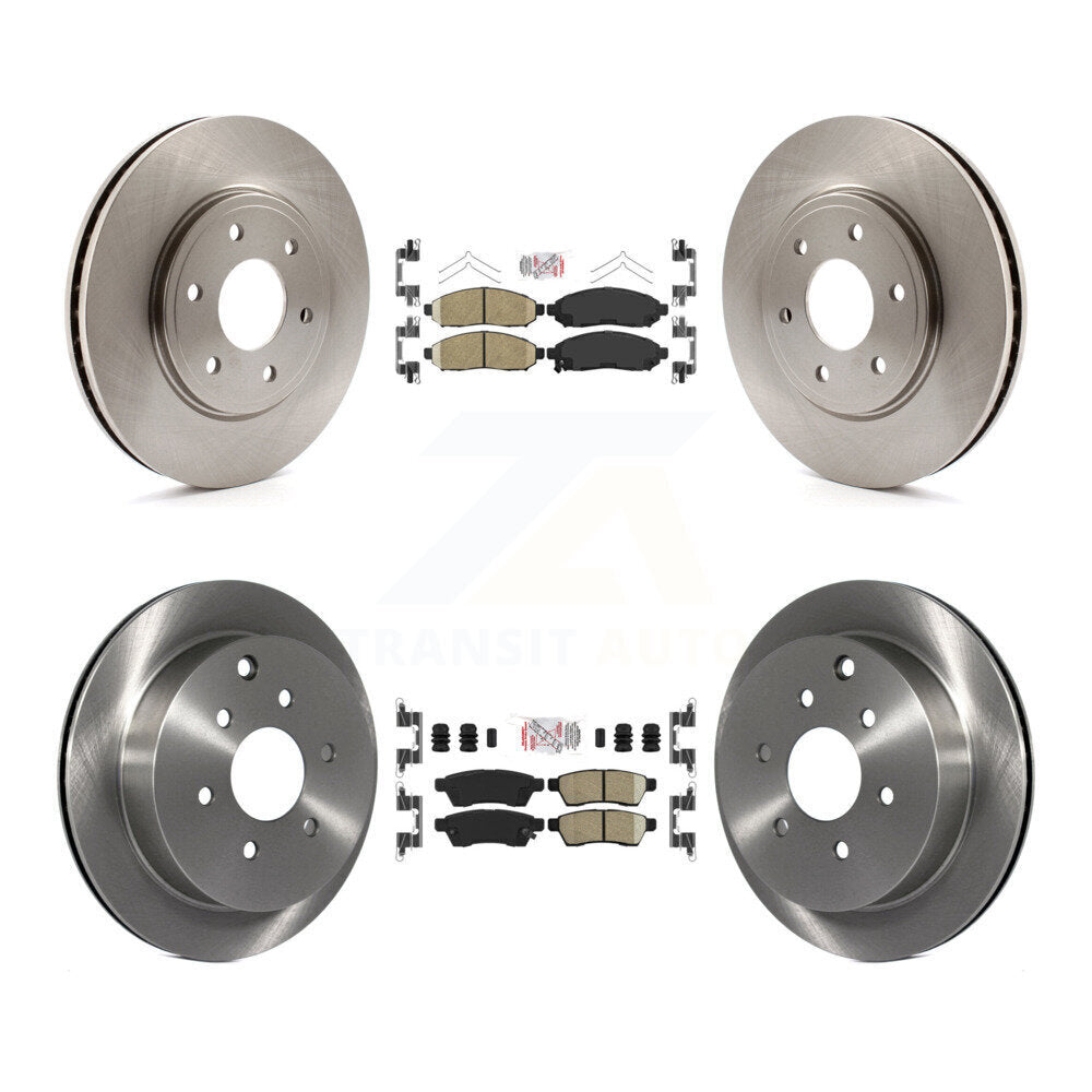 Kit de Rotor de frein à disque et plaquettes en céramique avant et arrière, pour Nissan Frontier Suzuki Equato