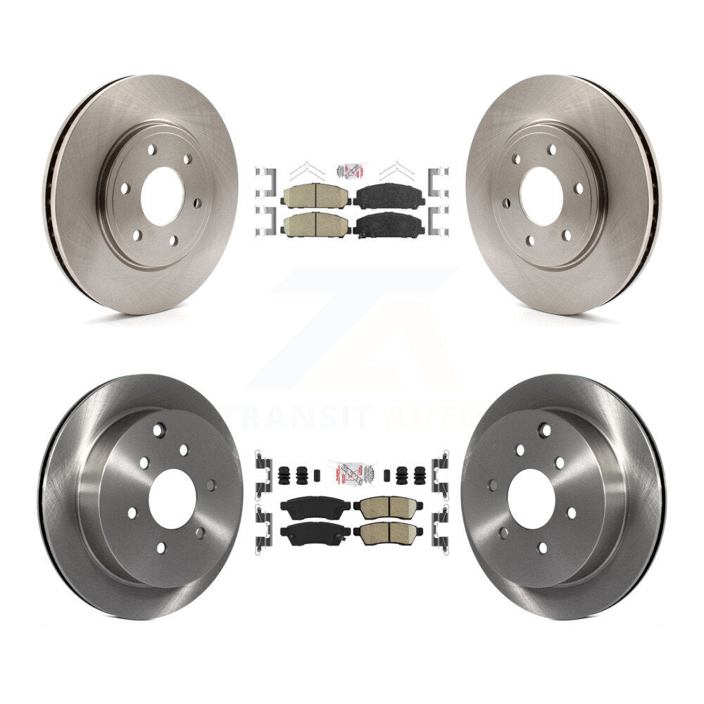 Kit de plaquettes en céramique et de disques de frein avant et arrière, pour Suzuki Equator K8A-102761