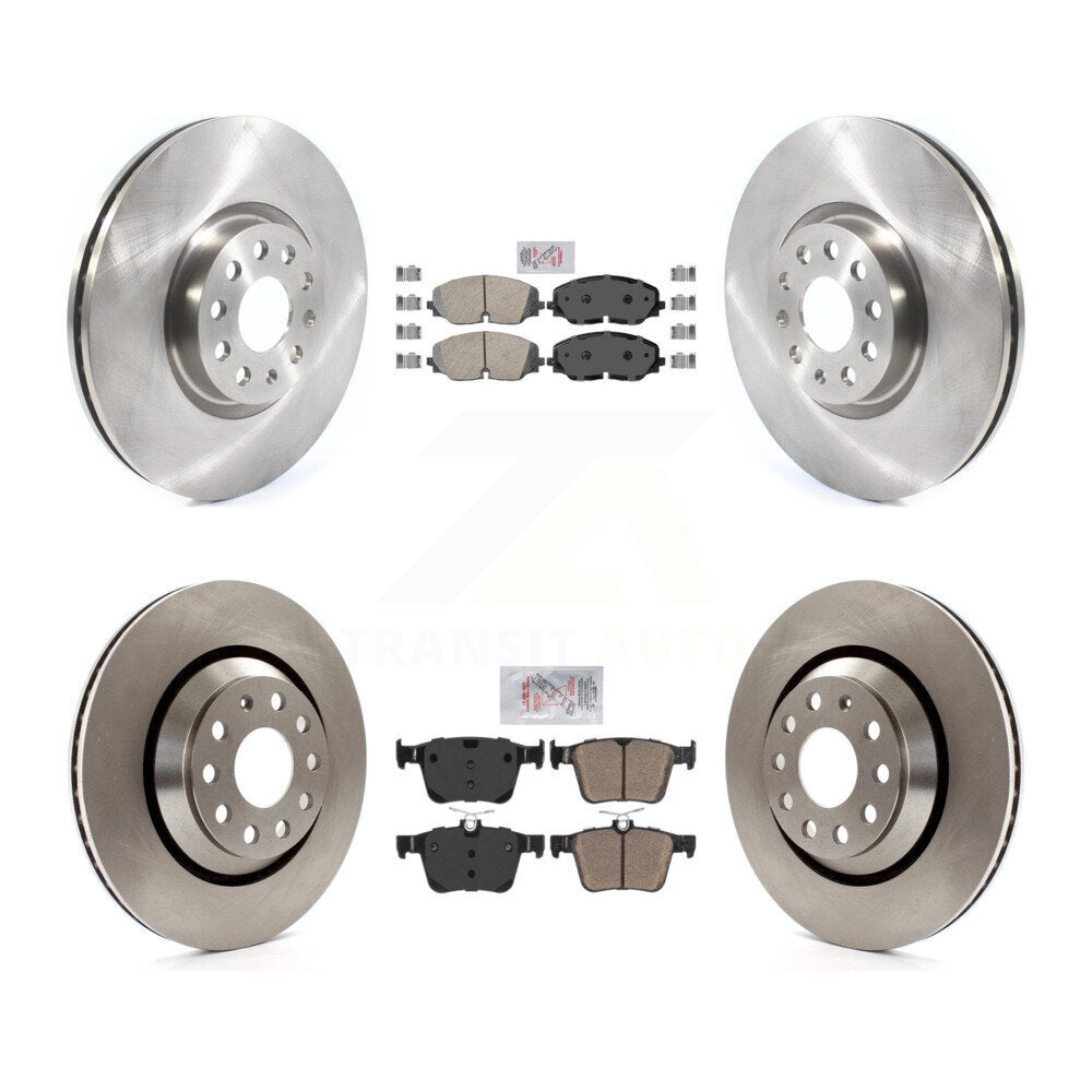 Kit de plaquettes en céramique et de rotors de frein à disque avant et arrière, pour Volkswagen Atlas