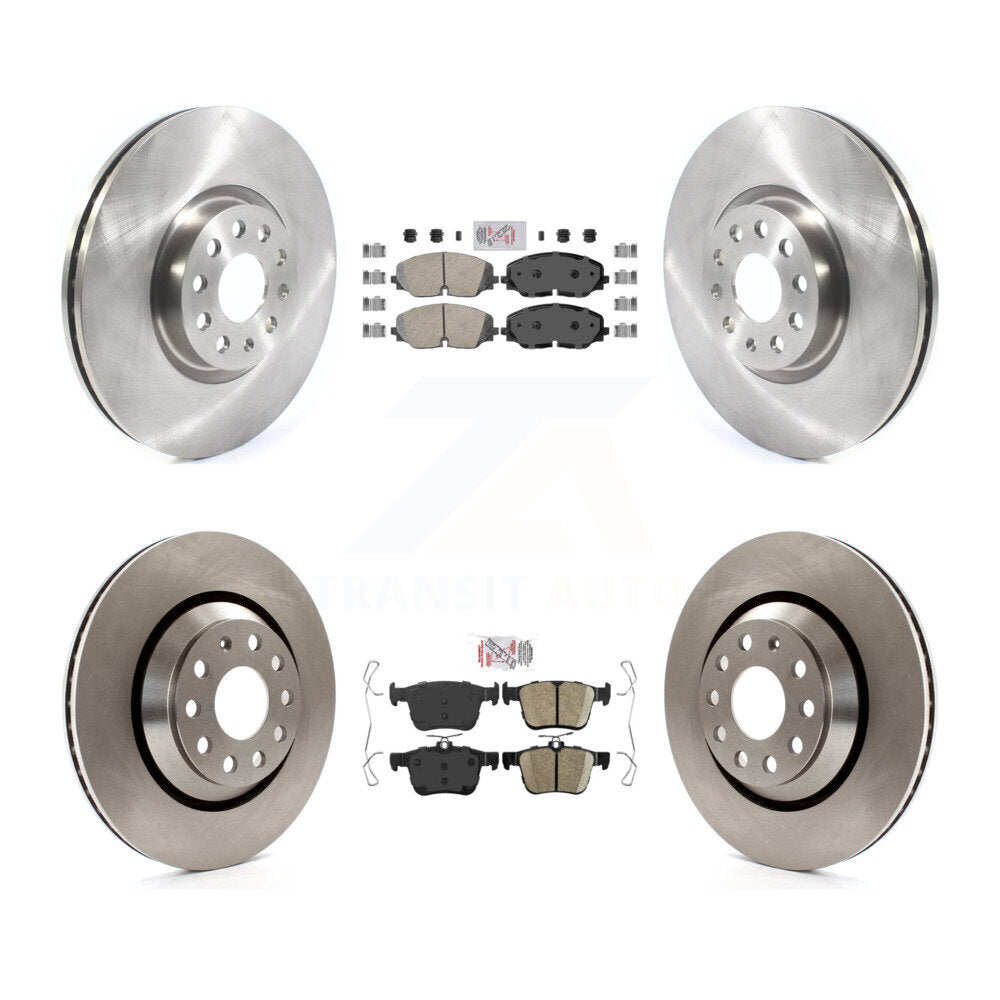 Kit de plaquettes en céramique et Rotor de frein à disque, avant et arrière, pour Volkswagen Atlas Cross Spor