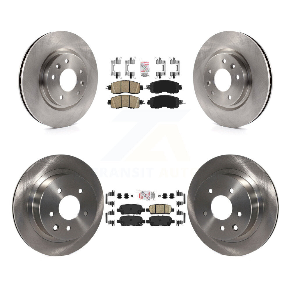 Kit de plaquettes en céramique et de disques de frein avant et arrière, pour Nissan LEAF K8A-102773