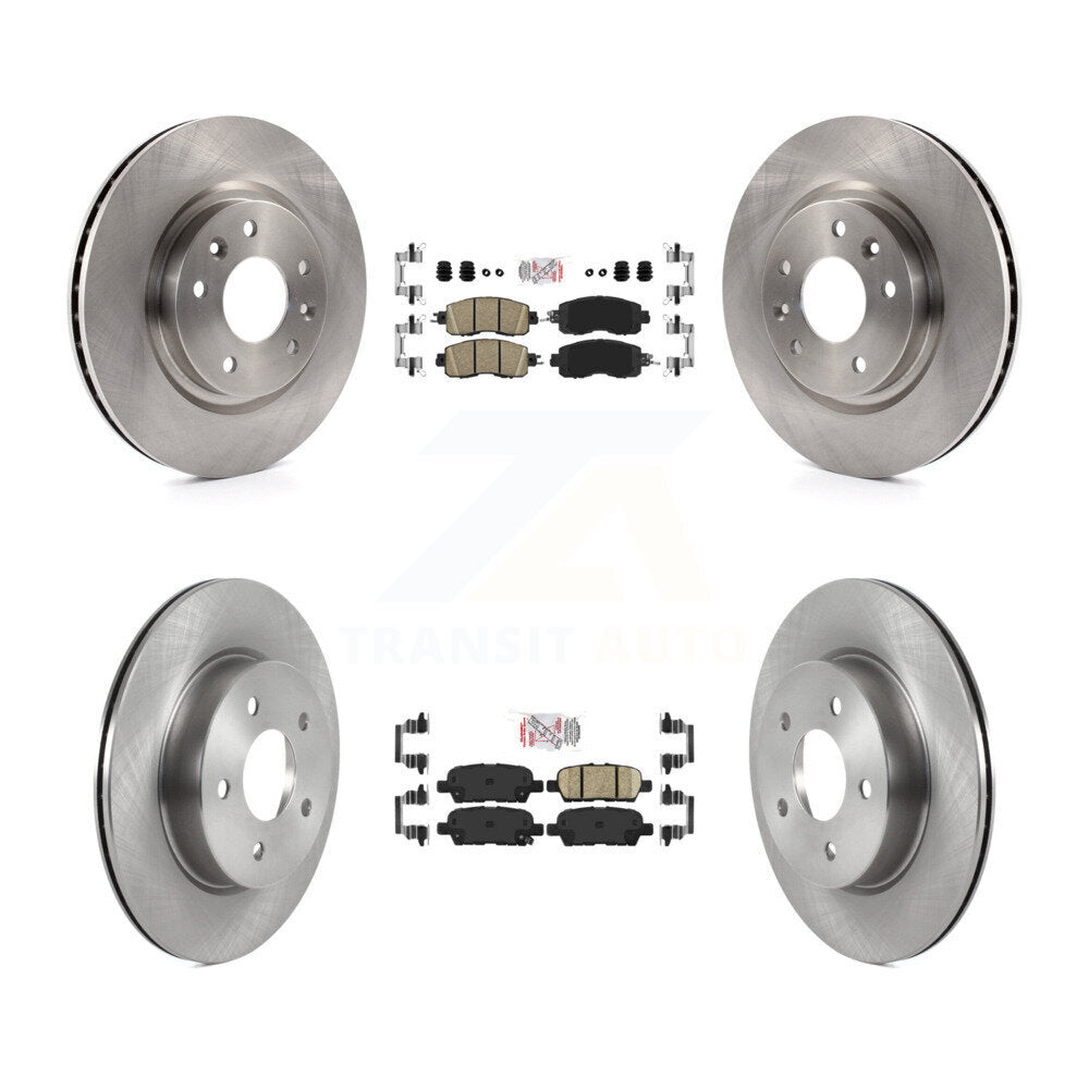 Kit de plaquettes en céramique et de disques de frein avant et arrière, pour Nissan LEAF K8A-102776