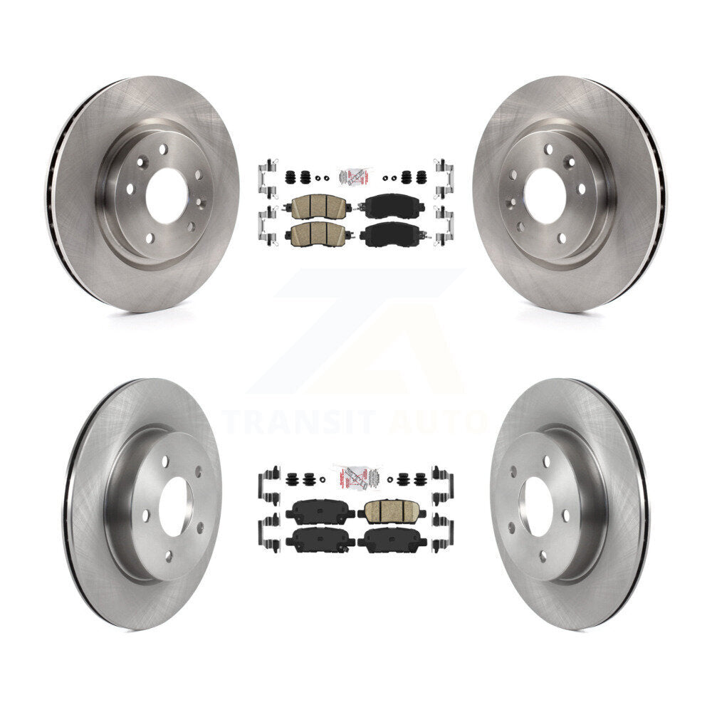 Kit de plaquettes en céramique et de disques de frein avant et arrière, pour Nissan LEAF K8A-102777