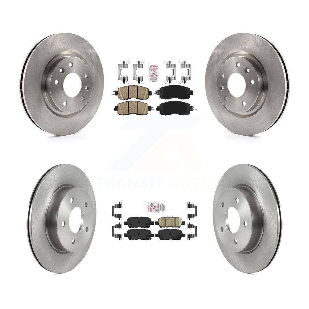 Kit de plaquettes en céramique et de disques de frein avant et arrière, pour Nissan LEAF K8A-102778