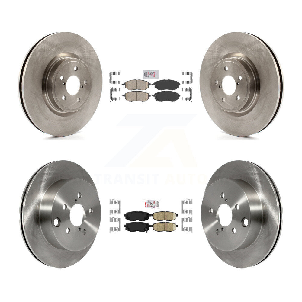 Kit de rotors de frein à disque et plaquettes en céramique avant et arrière, pour Subaru Forester 2.0 2014 – 2018