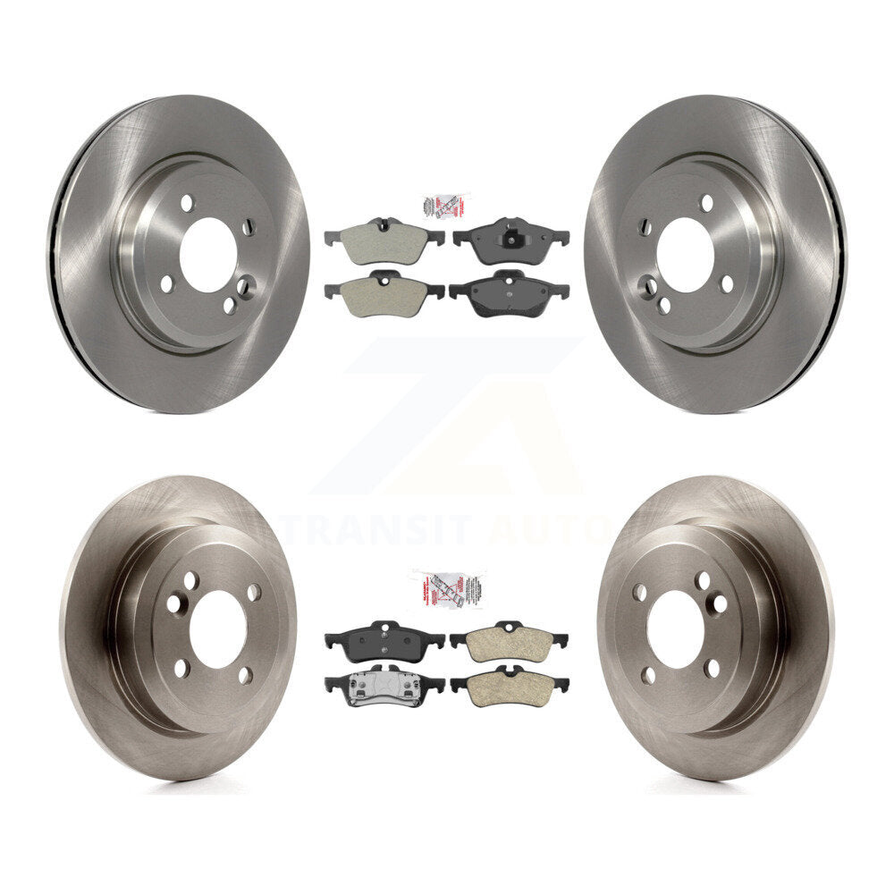 Kit de plaquettes en céramique et de rotors de frein à disque, semi-métalliques avant et arrière, pour Mini Cooper