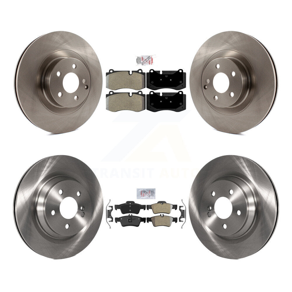 Kit de plaquettes semi-métalliques avant et arrière et Rotor de frein, pour Mercedes-Benz S550 S450 SL55