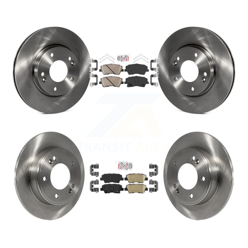 Kit de plaquettes en céramique et de rotor de frein à disque avant et arrière, pour Hyundai Elantra 2017 2020 2.0