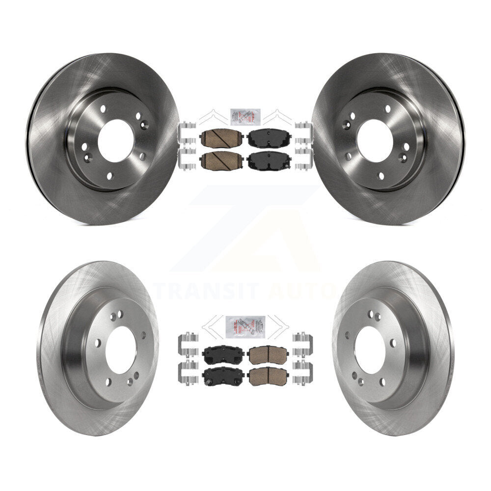 Kit de rotors de frein à disque avec plaquettes en céramique avant et arrière, pour Hyundai Kona FWD 2022 avec 1.6