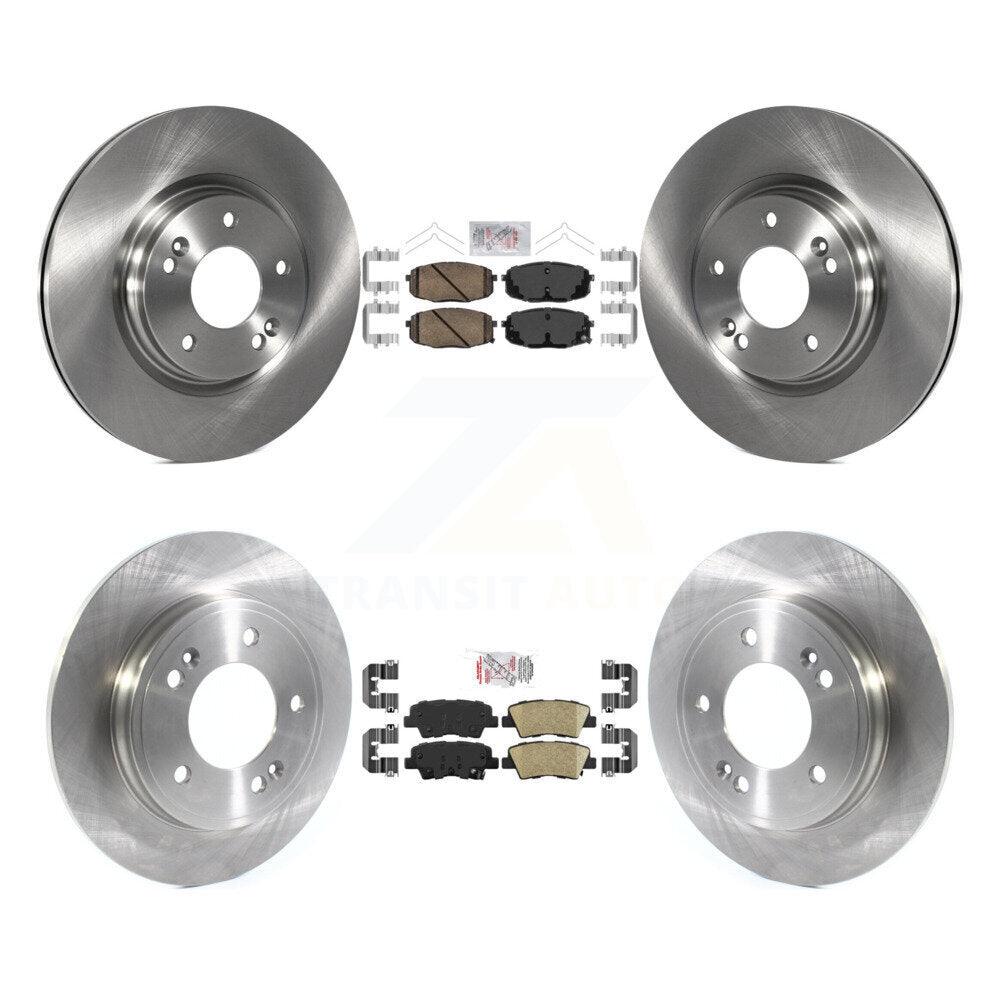 Kit de plaquettes en céramique et de rotors de frein à disque avant et arrière, pour Kia Forte 2020, 1,6 l