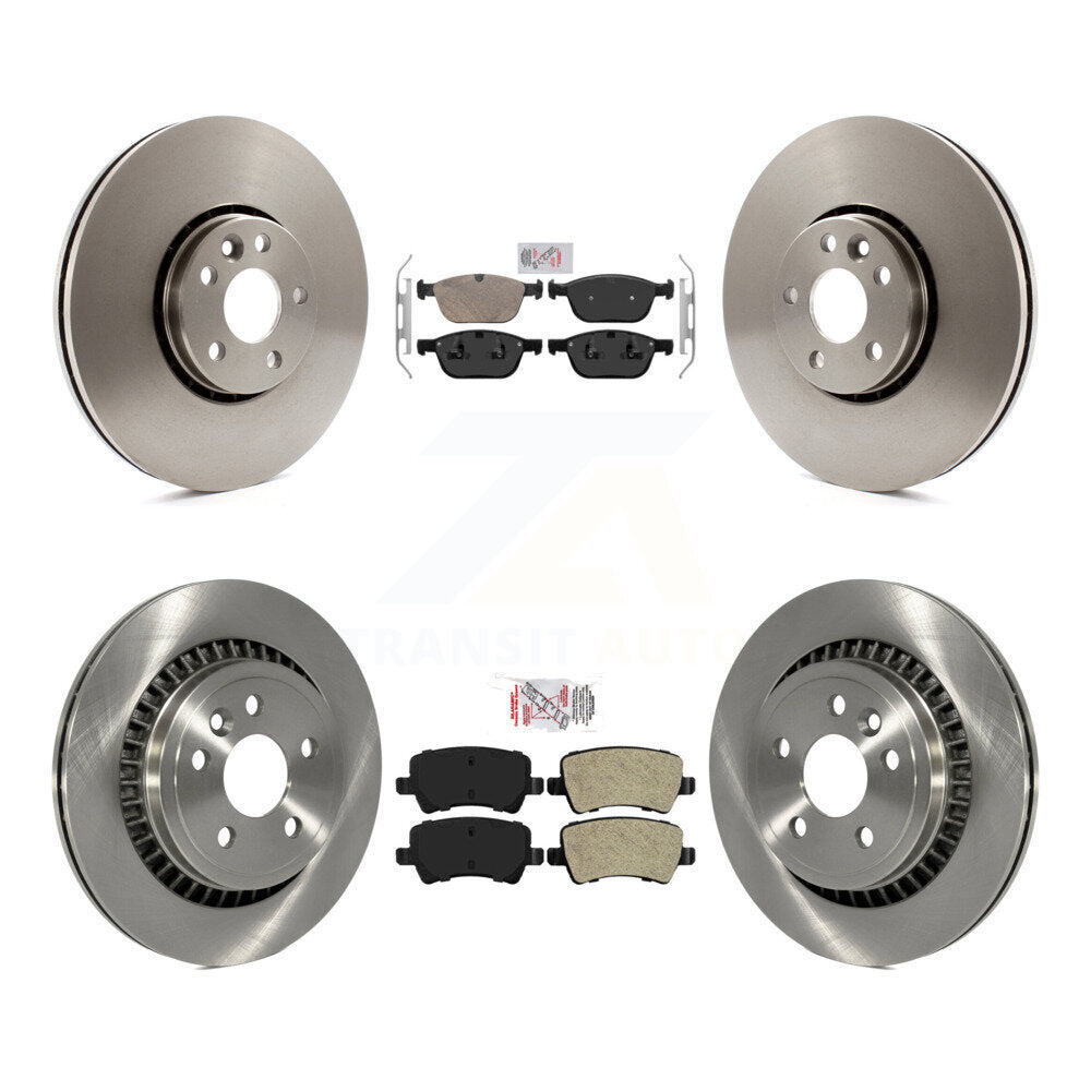 Kit de plaquettes et disques de frein semi-métalliques avant et arrière en céramique, pour Volvo XC6 2010 – 2015