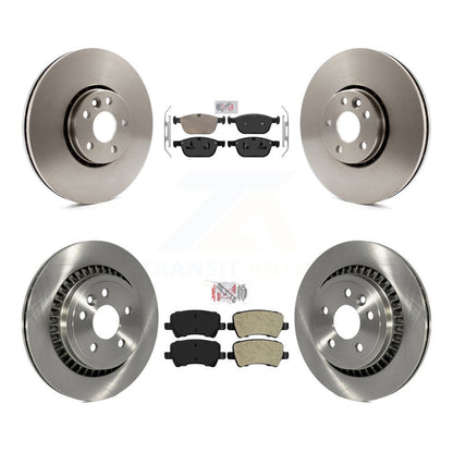 Kit de plaquettes et disques de frein semi-métalliques avant et arrière en céramique, pour Volvo XC6 2010 – 2015