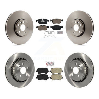 Kit de plaquettes semi-métalliques avant et arrière en céramique et disques de frein pour Volvo XC60