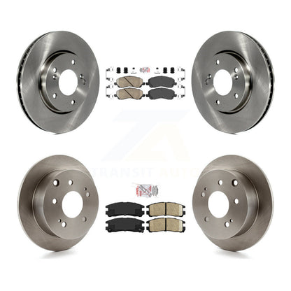 Kit de plaquettes en céramique et de rotors de frein à disque avant et arrière, pour Mitsubishi Galant