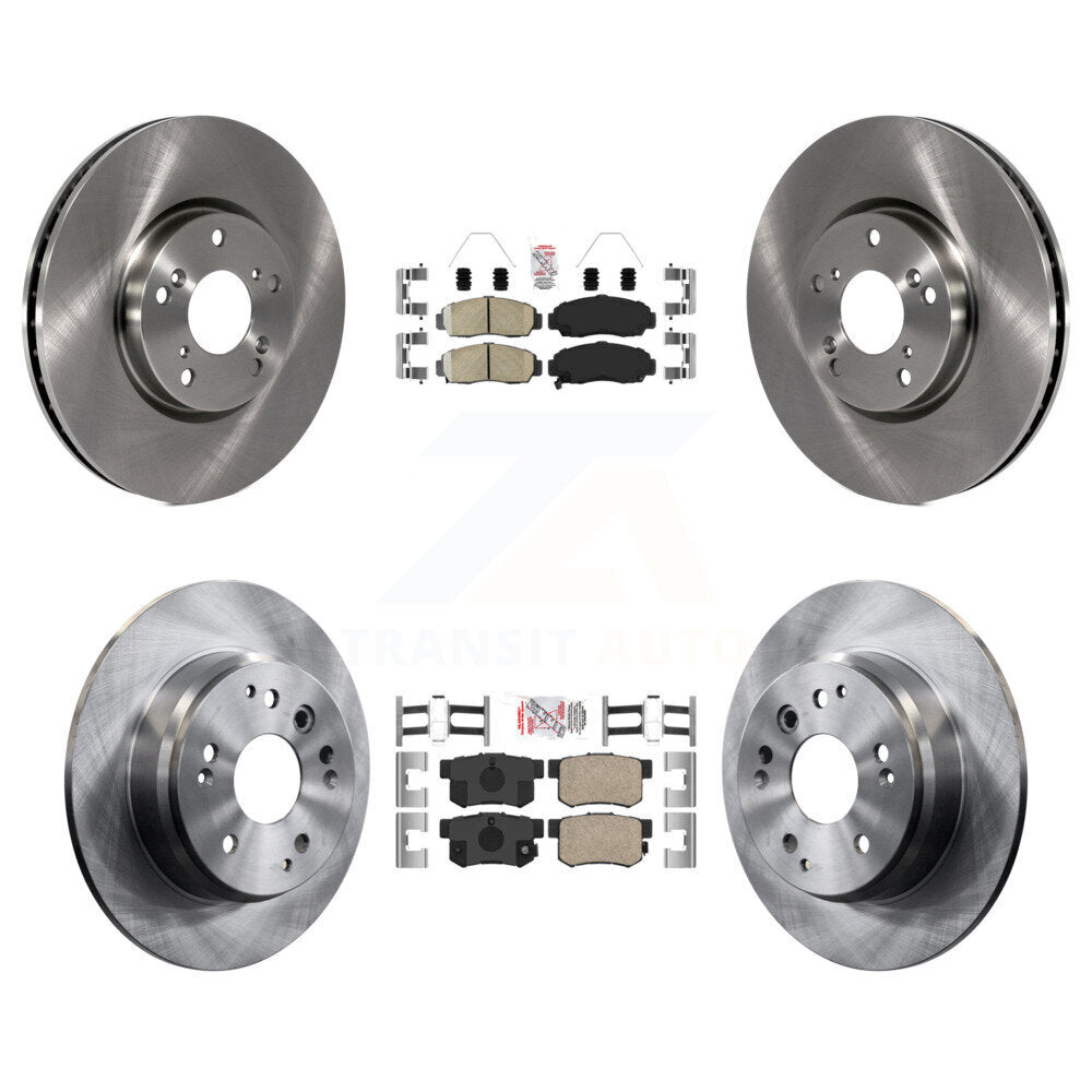 Kit de Rotor de frein à plaquettes en céramique avant et arrière, pour transmission automatique Acura TL 04-05