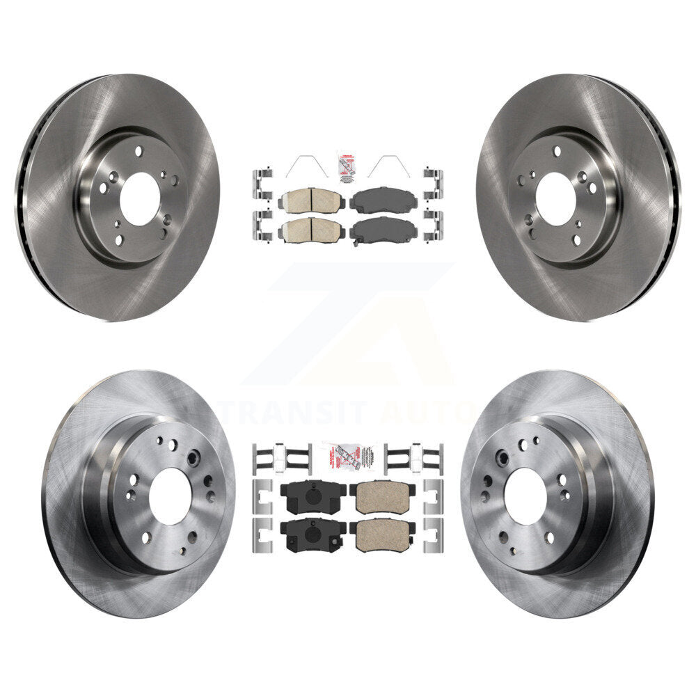 Kit de Rotor de frein à plaquettes en céramique avant et arrière, pour transmission automatique Acura TL 04-05