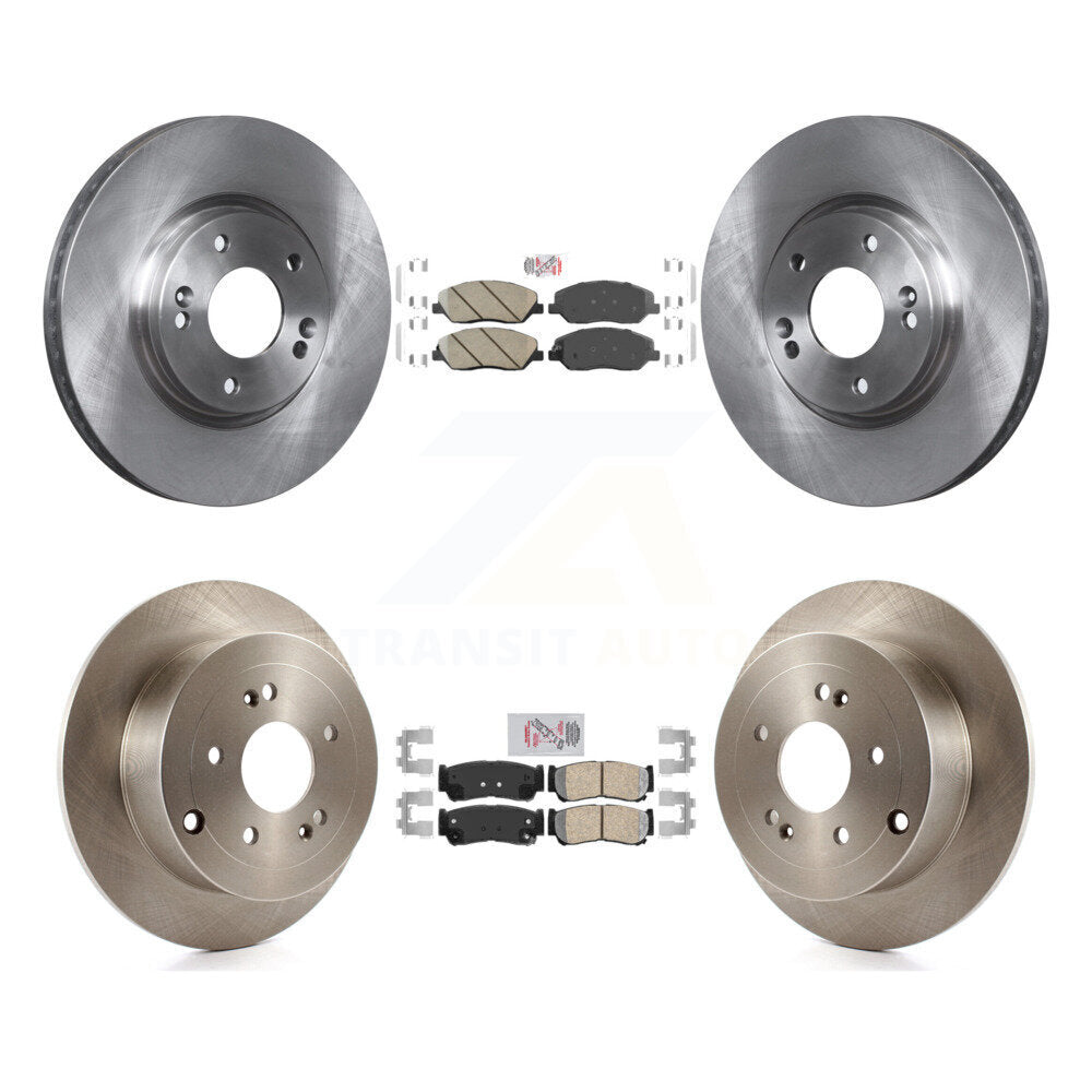 Kit de plaquettes en céramique et de rotors de frein à disque avant et arrière, pour Hyundai Santa F 2007 – 2009