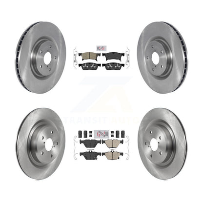 Kit de plaquettes en céramique et de rotors de frein à disque avant et arrière pour Subaru Ascent 2019 – 2024