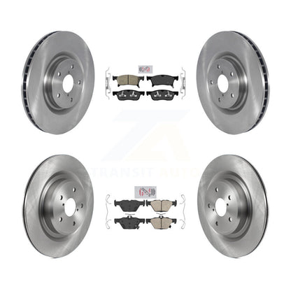 Kit de plaquettes en céramique et de rotors de frein à disque avant et arrière pour Subaru Ascent 2019 – 2024