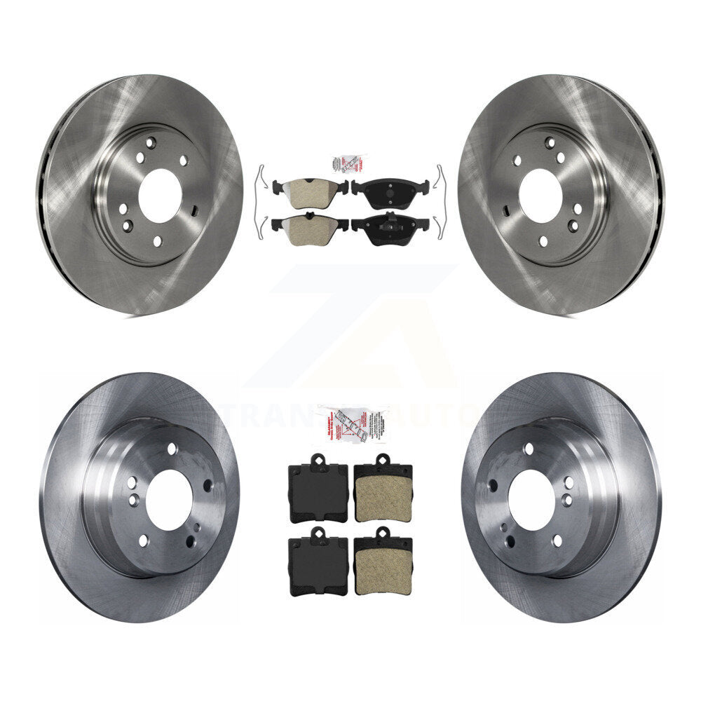 Kit de rotors de frein à disque à plaquettes semi-métalliques avant et arrière, pour Chrysler Crossfire SLK32