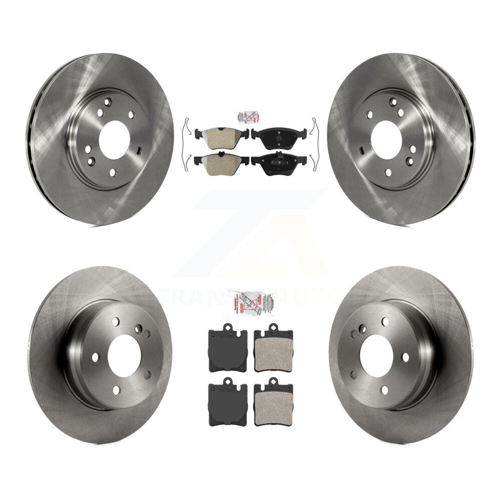 Kit de rotors de frein à plaquettes semi-métalliques avant et arrière, pour mercedes-benz E320 CLK320 E43