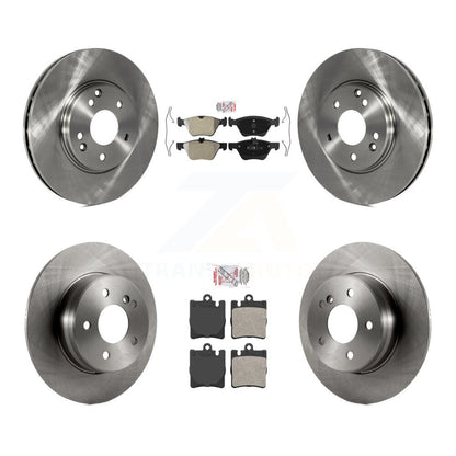 Kit de rotors de frein à plaquettes semi-métalliques avant et arrière, pour mercedes-benz E320 CLK320 E43