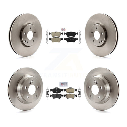 Kit de plaquettes semi-métalliques avant et arrière et Rotor de frein à disque, pour Mercedes-Benz E550 AW