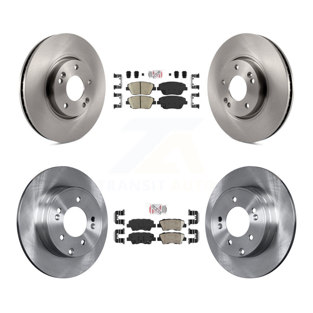 Kit de plaquettes en céramique et de disques de frein avant et arrière, pour Hyundai Sonata Kia Optima