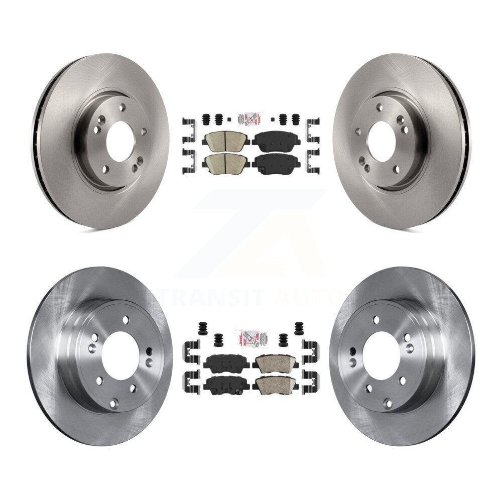 Kit de plaquettes en céramique et de disques de frein avant et arrière, pour Hyundai Sonata Kia Optima