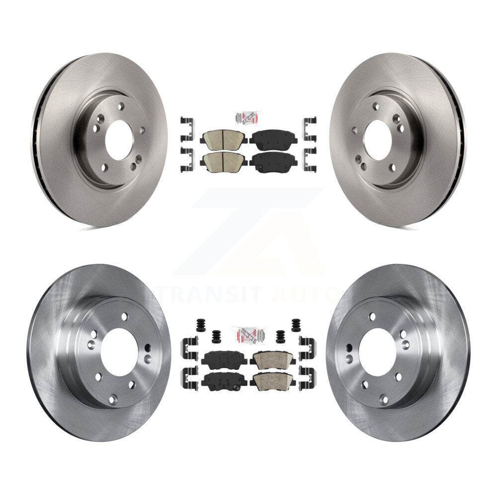 Kit de plaquettes en céramique et de disques de frein avant et arrière, pour Hyundai Sonata Kia Optima