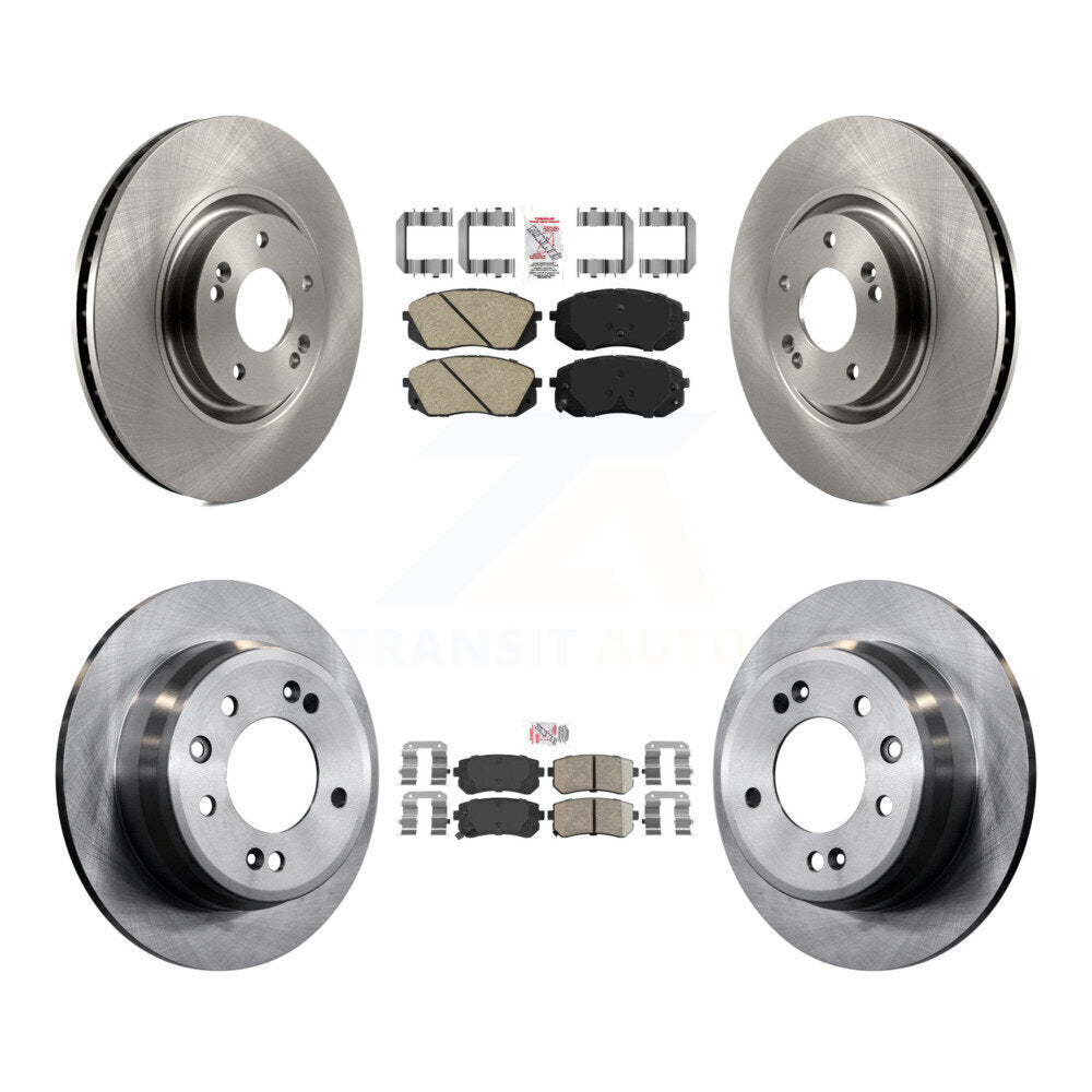 Kit de plaquettes en céramique et de rotors de frein à disque avant et arrière, pour Hyundai Tucson K8A-102873