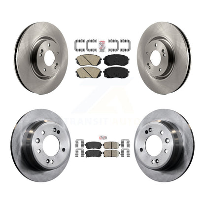 Kit de plaquettes en céramique et de rotors de frein à disque avant et arrière, pour Hyundai Tucson K8A-102873