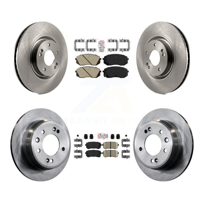 Kit de plaquettes en céramique et de rotors de frein à disque avant et arrière, pour Hyundai Tucson K8A-102874