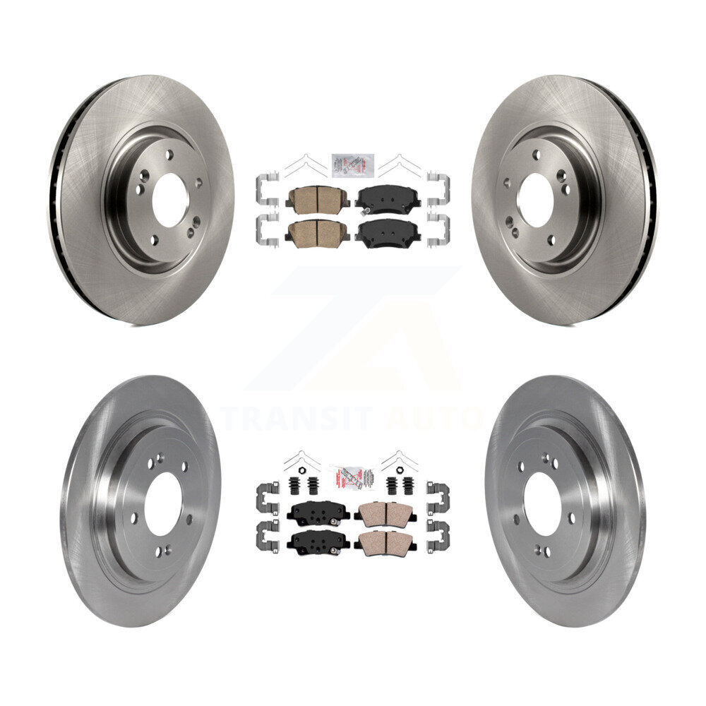 Kit de plaquettes en céramique et de rotors de frein à disque avant et arrière, pour Hyundai Nexo 2019 – 2020