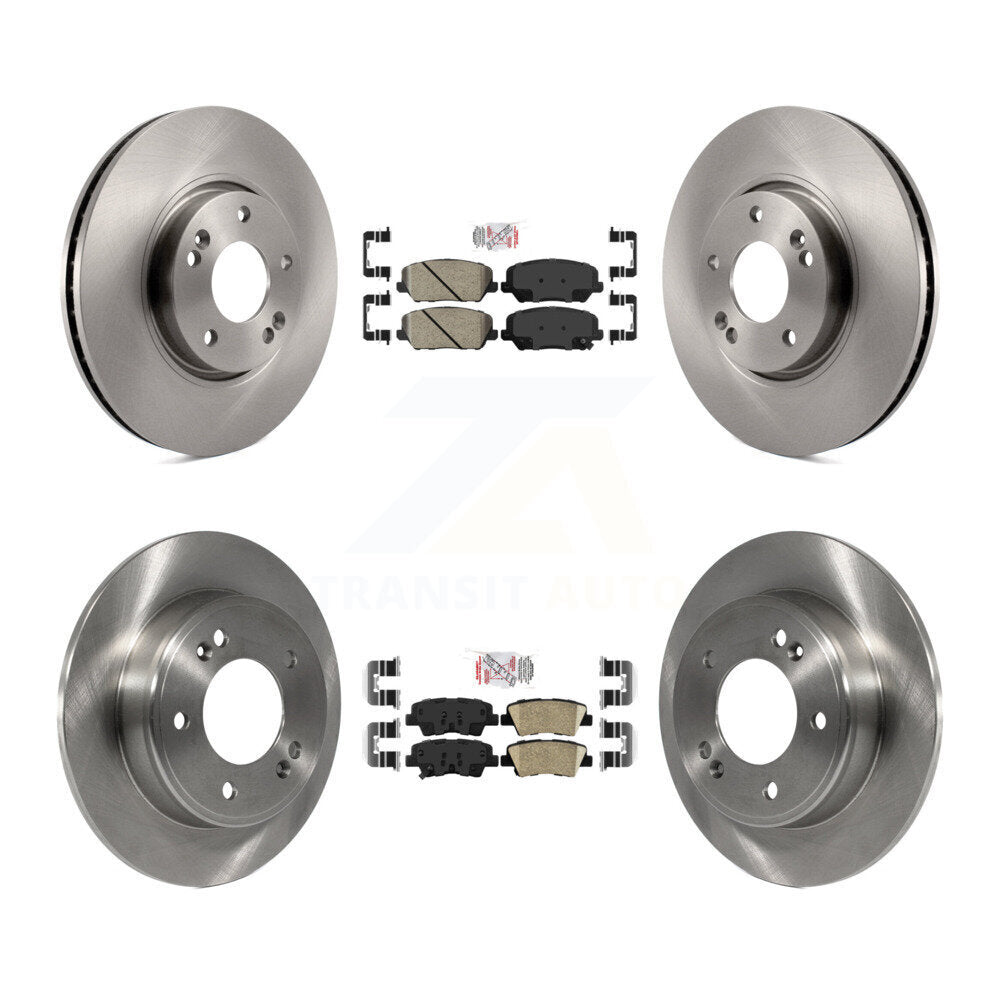 Kit de plaquettes en céramique et de rotors de frein à disque avant et arrière, pour Kia Forte Forte5 koup