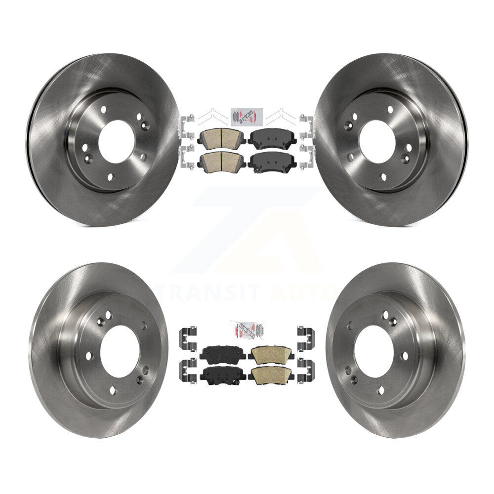 Kit de plaquettes en céramique et de disques de frein avant et arrière, pour Hyundai Veloster Elantra G